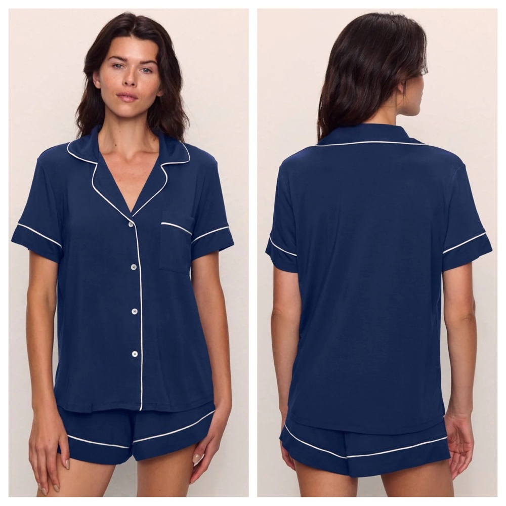 Eberjey Navy Blue Pajama Set NWT